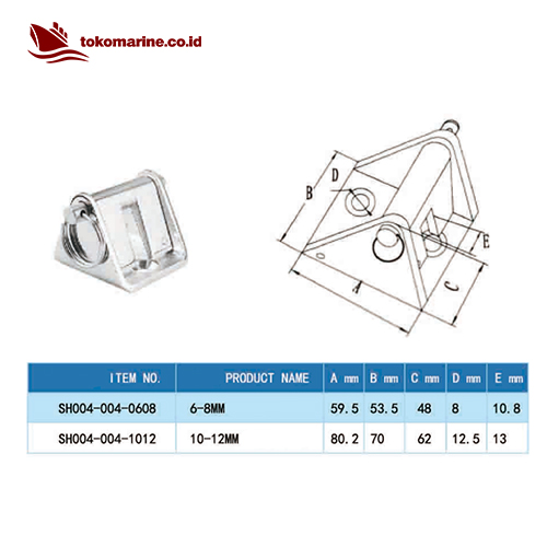SH004-004-1012 ANCHOR CHAIN STOPPER 8 SH004-004-1012 ANCHOR CHAIN STOPPER - Image 8