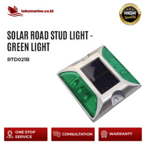 SOLAR ROAD STUD LIGHT - GREEN LIGHT - RTD021B
