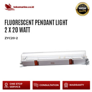 FLUORESCENT PENDANT LIGHT 2 X 20 WATT - ZYC20-2