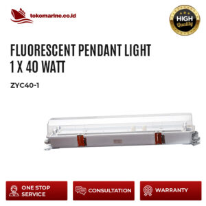 FLUORESCENT PENDANT LIGHT 1 X 40 WATT - ZYC40-1
