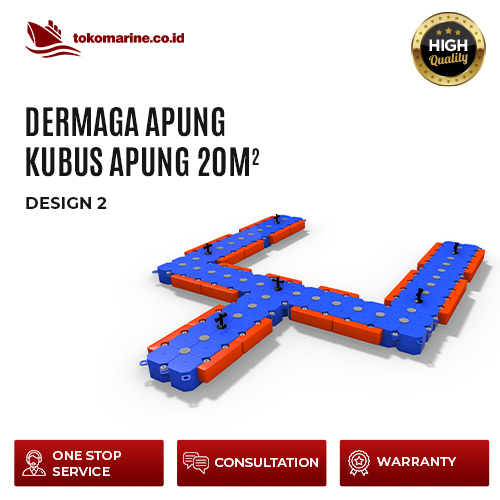 DERMAGA APUNG KUBUS APUNG 20 m2 - Design B 1 DERMAGA APUNG KUBUS APUNG 20 m2 - Design B