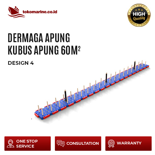 DERMAGA APUNG KUBUS APUNG 60 m2 - Design D 1 DERMAGA APUNG KUBUS APUNG 60 m2 - Design D