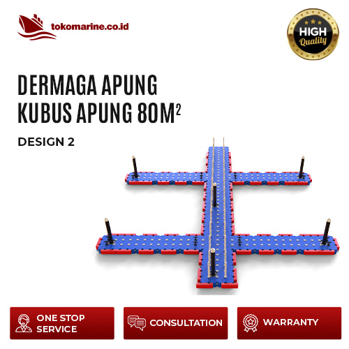 DERMAGA APUNG KUBUS APUNG 80 m2 - Design B 1 DERMAGA APUNG KUBUS APUNG 80 m2 - Design B