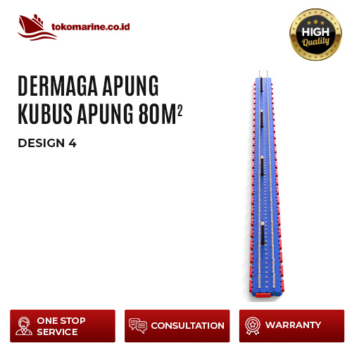 DERMAGA APUNG KUBUS APUNG 80 m2 - Design D 1 DERMAGA APUNG KUBUS APUNG 80 m2 - Design D
