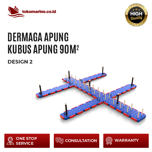 DERMAGA APUNG KUBUS APUNG 90 m2 - Design B 1 DERMAGA APUNG KUBUS APUNG 90 m2 - Design B