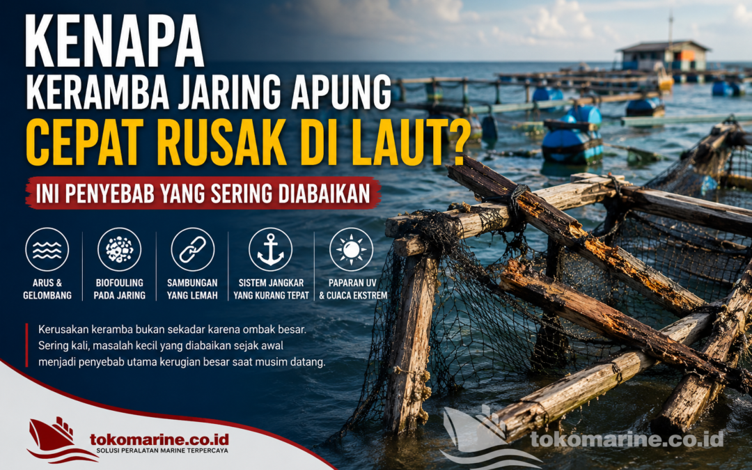 Kenapa Keramba Jaring Apung Cepat Rusak di Laut? Ini Penyebab yang Sering Diabaikan! 😳 ⚠️