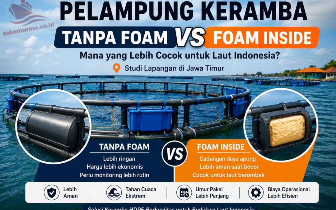 Pelampung Keramba Tanpa Foam vs Foam Inside: Mana yang Lebih Cocok untuk Laut Indonesia?