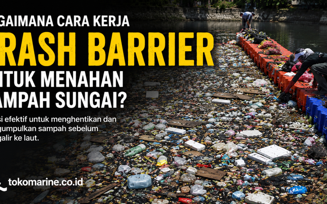 Bagaimana Cara Kerja Trash Barrier untuk Menahan Sampah Sungai?