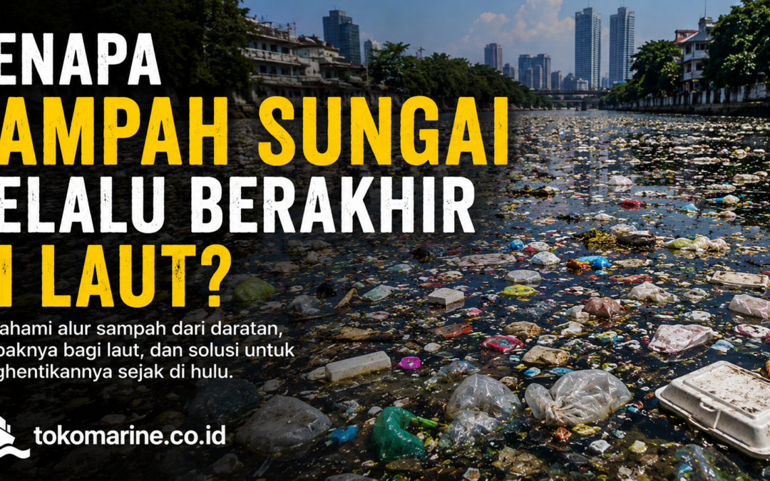 Kenapa Sampah Sungai Selalu Berakhir di Laut?
