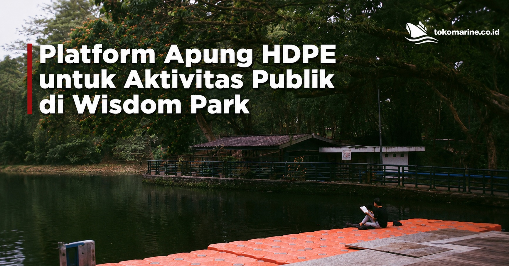 Platform apung di Wisdom Park